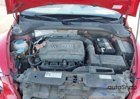 2013 Volkswagen Beetle 2.0T Turbo из США, поврежденный, VIN 3VWVS7AT0DM684887